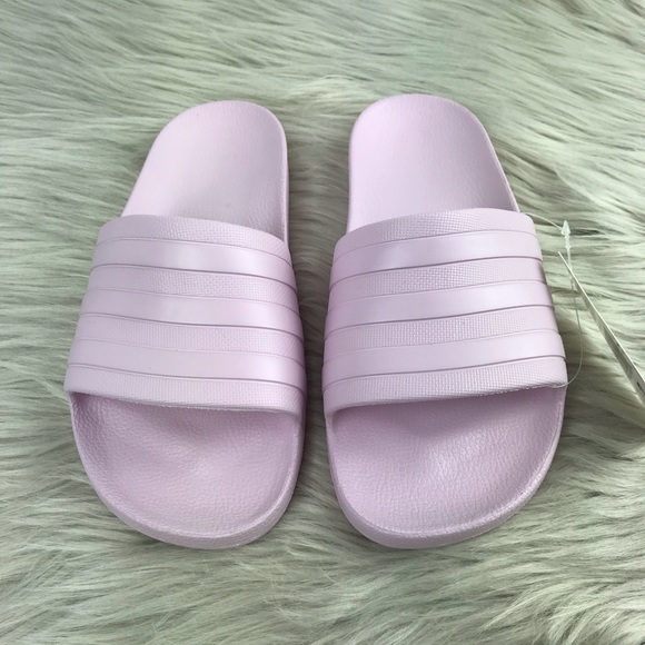 LAST PAIR! Women’s Pale Pink Adidas Slides - Picture 2 of 5